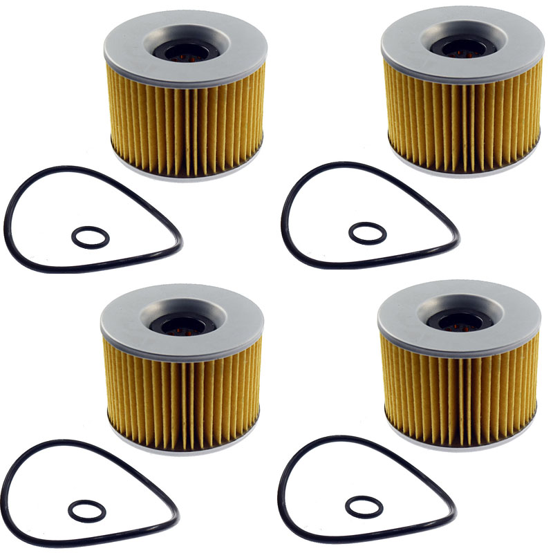 Til kawasaki  zr750 f1-f5 zr-7 zr7 1999 2000 2001 2002 2003 zr 750 h1-h3 zr-7s zr7s 2001 2002 2003 motorcykel oliefilter: 4 pc