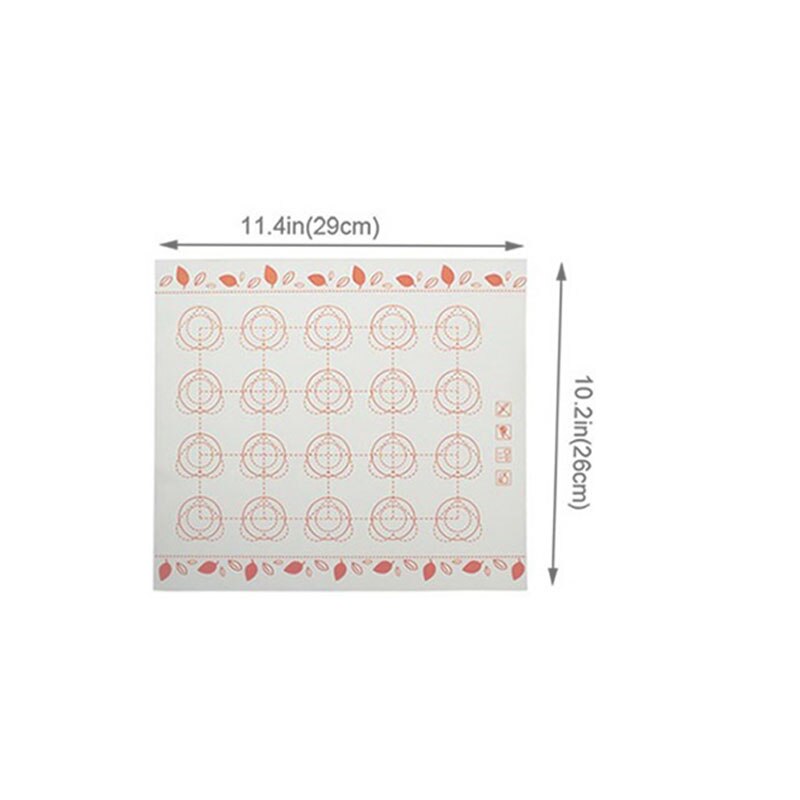 Cake Dessert Cookie Baking Pad Silicone Macaron Baking Mat Baking Pad Kitchen Tools Oven Silicone Baking Accessories: 2