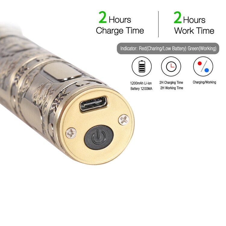 Elektrische tondeuse, oplaadbare scheerapparaat, draadloze tondeuse voor mannen