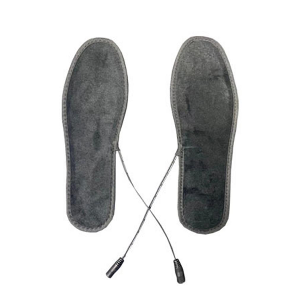 Plantilla para pies calentada por USB, almohadilla de calcetín abrigado, plantillas térmicas lavables con calefacción eléctrica, Unisex