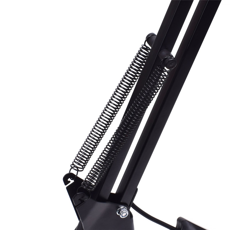 DANIU Flexible Desk Magnifier 5X USB LED Magnifying Glass 3 Colors Illuminated Lamp Loupe Reading Rework Soldering Magnifier