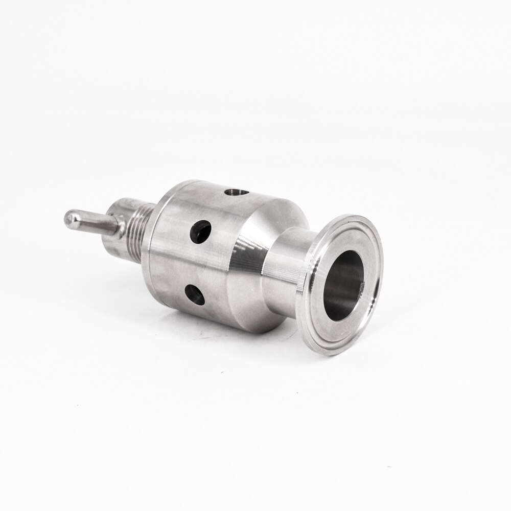 1.5 "Tri Clamp 0.5-5 Bar Verstelbare Overdrukventiel Veiligheidsventiel Sanitair SUS 304 Roestvrij Staal Bier Brouwen vergister Vaatje