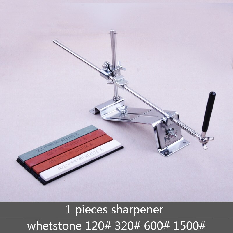 Fixed angle knife sharpener sharpening 120 3000 grit corundum diamond kitchen tools whetstone oil stone honing stones: fixed and 4stones