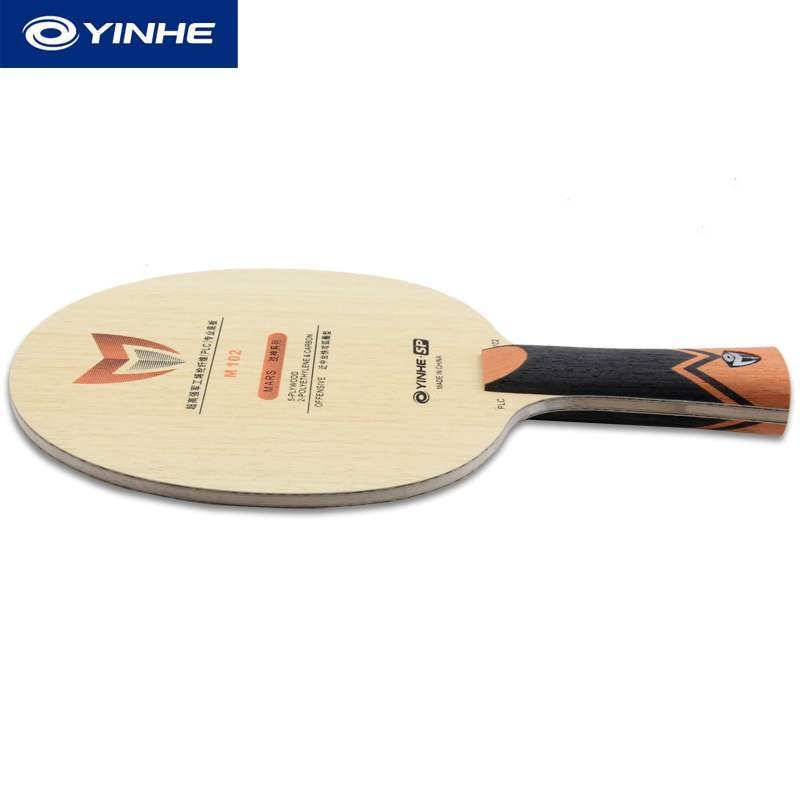 Yinhe-raqueta de tenis de mesa de fibra PLC, M102, M202, M101, M201, MARS PLC Madera de 5 capas con PLC de 2 capas