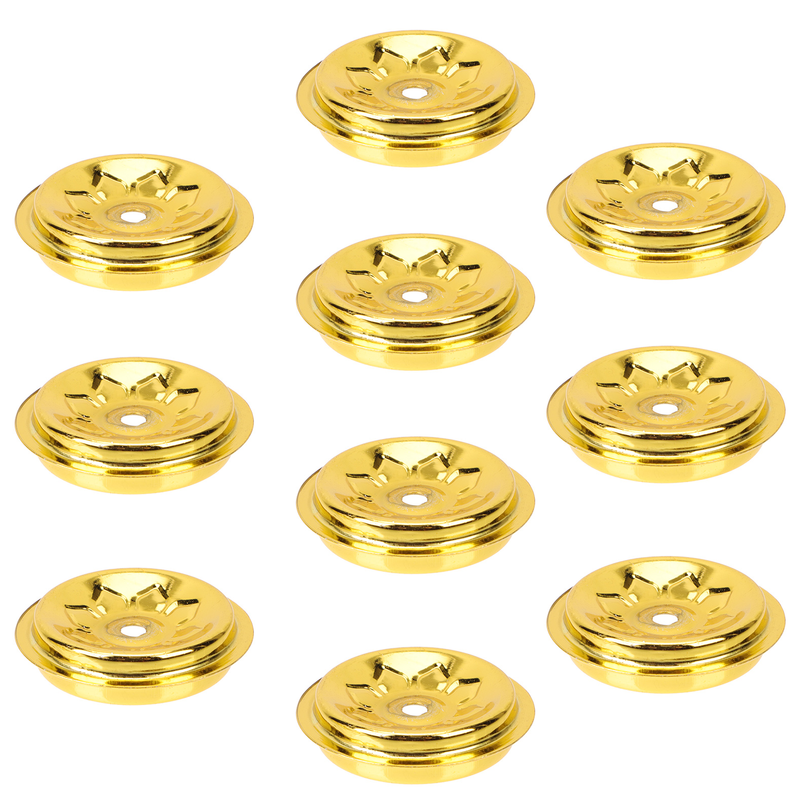 10 Pcs Holders Floating Wick Holder Oil Floating Holders Oil Lamp Floating Wick Holder for Temple Shop: Default Title