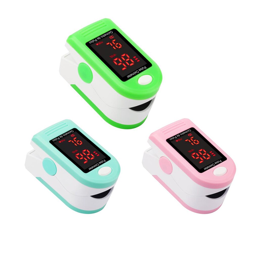 Led finger puls oximeter blod puls iltmåler pulsoximeter blod ilt oximetri saturation måling måler sundhedsmonitor