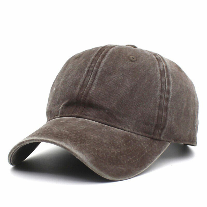 Solida färger bomull baseball kepsar klassisk vintage pappa hatt män kvinnor justerbar mössa snapback street stil hatt: 4