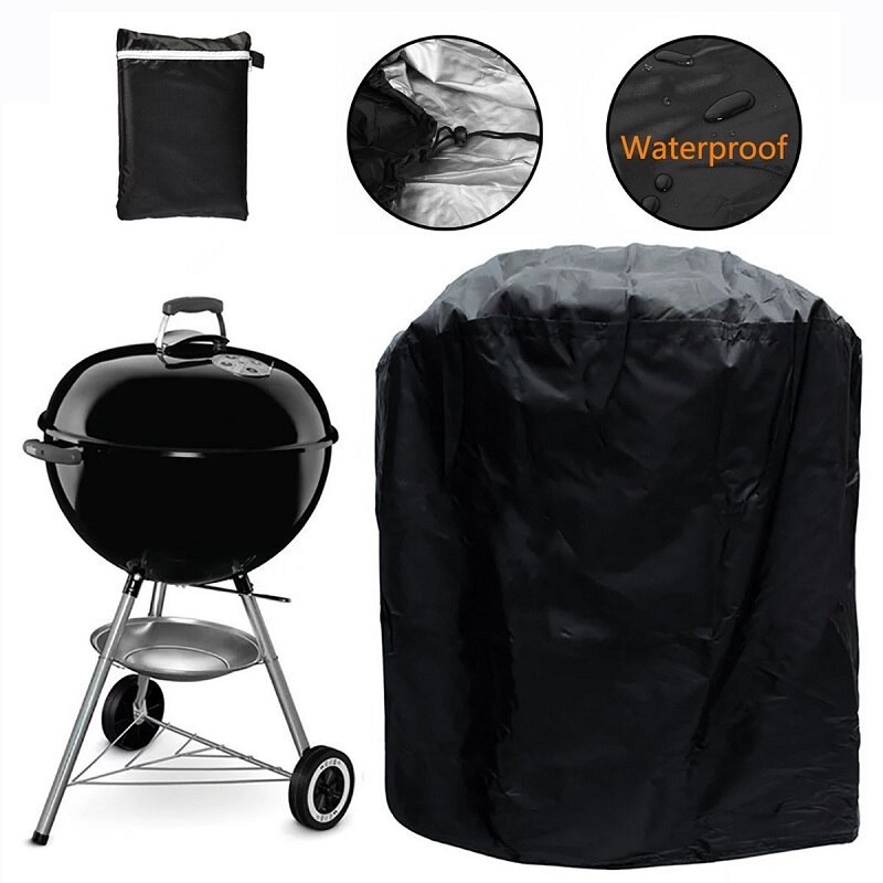 Bbq Grill Cover Waterproof Weber Outdoor Barbeque Heavy Duty Barbecue Covers Anti Dust Rain Gas Protector Kitchen Accessories