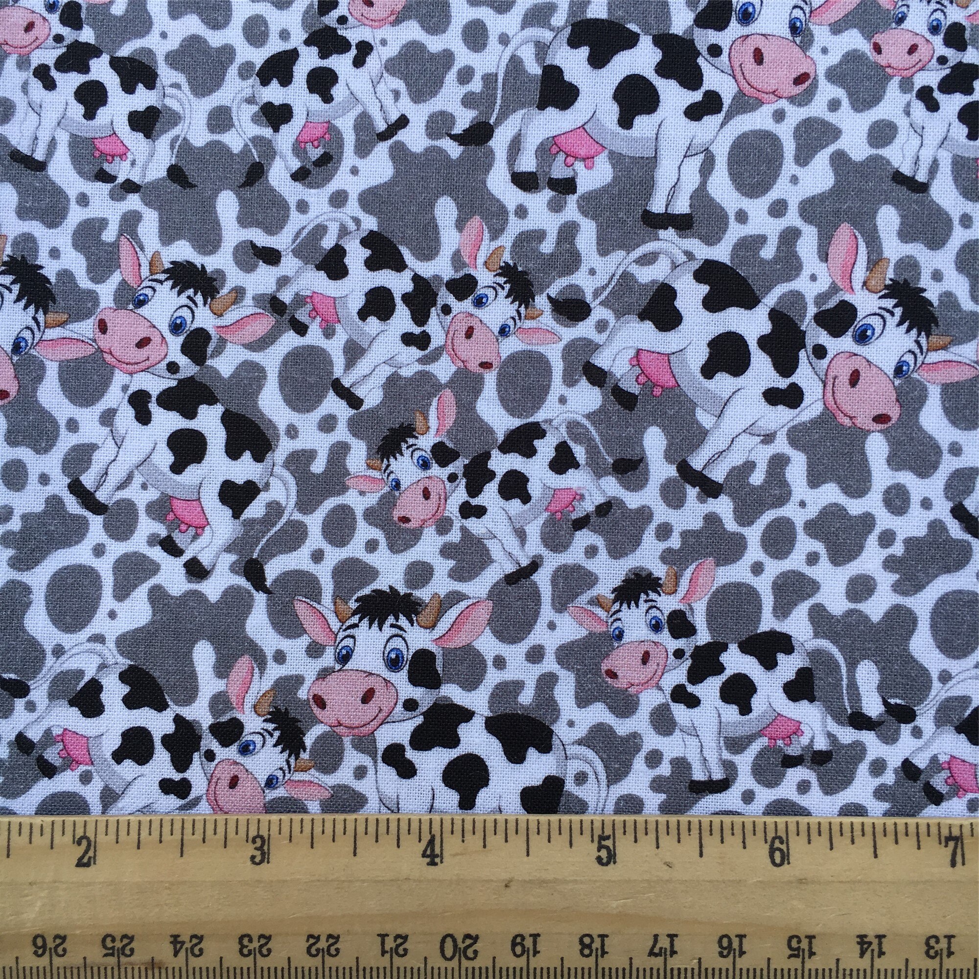 50*145cm Cow Series 100% Cotton Fabric Patchwork Sewing Quilting Fabrics Needlework For Tissue DIY Cloth Sewing Dress,1Yc17436: 1103053