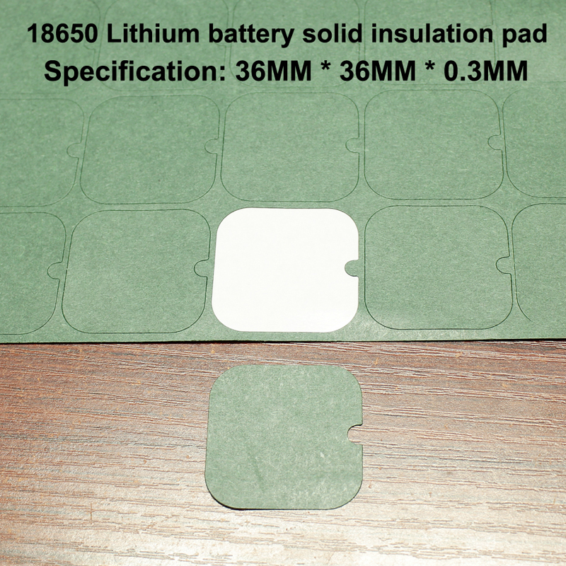 100 teile/los Gerste papier isolierung dichtung waschmaschine 18650 Lithium-batterie Pack spezielle hohe temperatur beständig solide mit adhesi