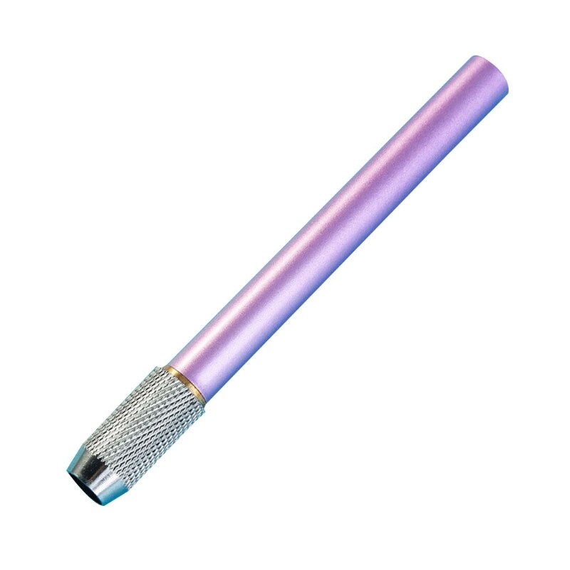 Alargador de lápices de colores surtidos, soporte extensor de lápiz para lápices en tamaño Regular, soportes ligeros de una sola cabeza: Purple