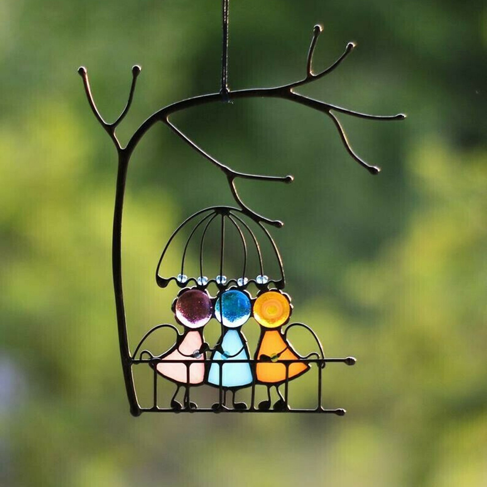30 # Angels Paar Liefde Window Art Gordijnen Ornament Suncatcher Woonkamer Party Decoratie Home Decor