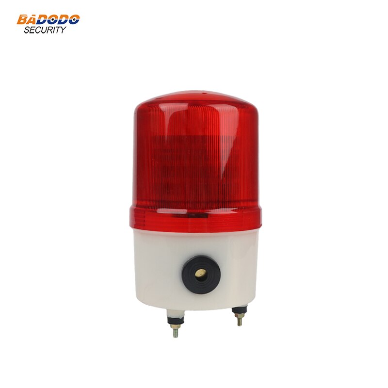 Roterende Akoestisch-optische Led Strobe Alarm Lamp Licht Geel Blauw Rood Groen Led Waarschuwing Licht Lamp Outdoor Gate Lamp licht Sirene