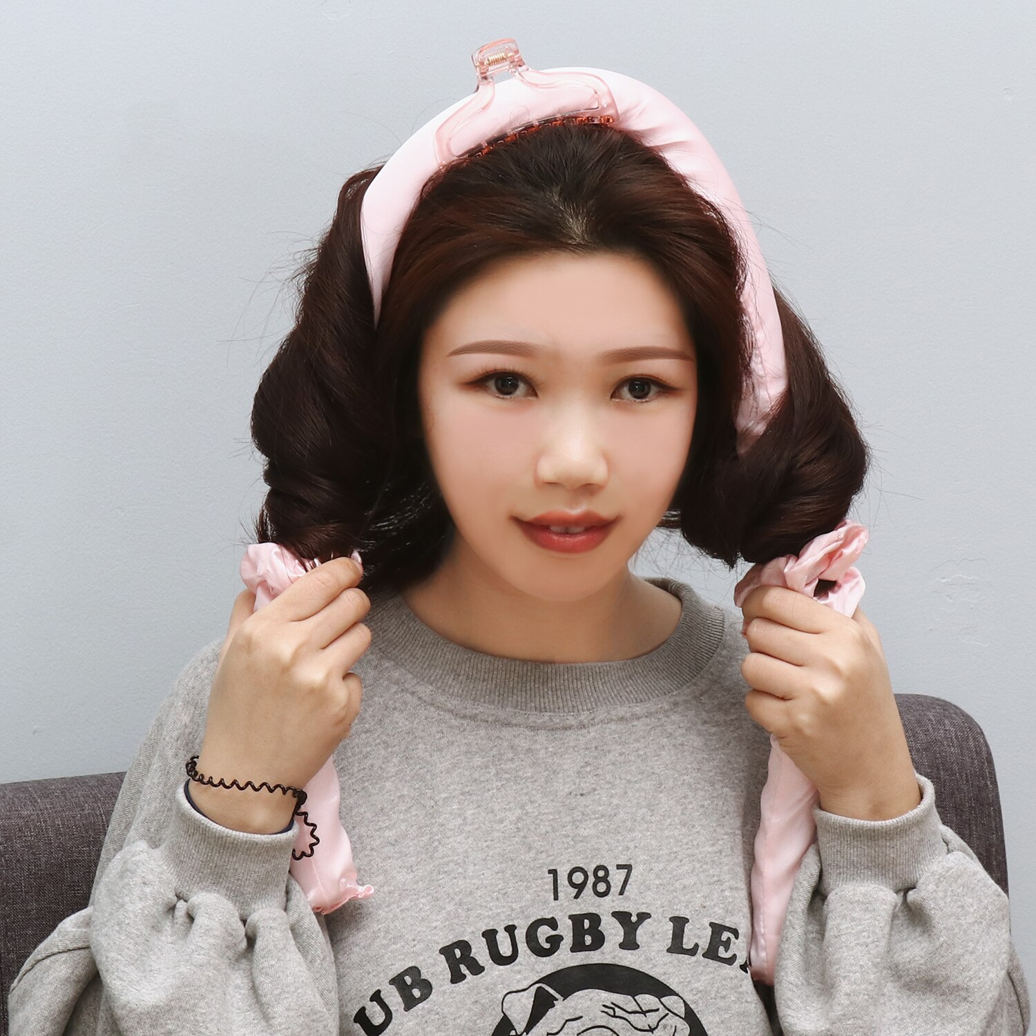 3/4pcs Heatless Lazy Curling Rod Headband Curler Set Soft Silk Ribbon Headband Wave Former Hair Curler Hair Styling Tools