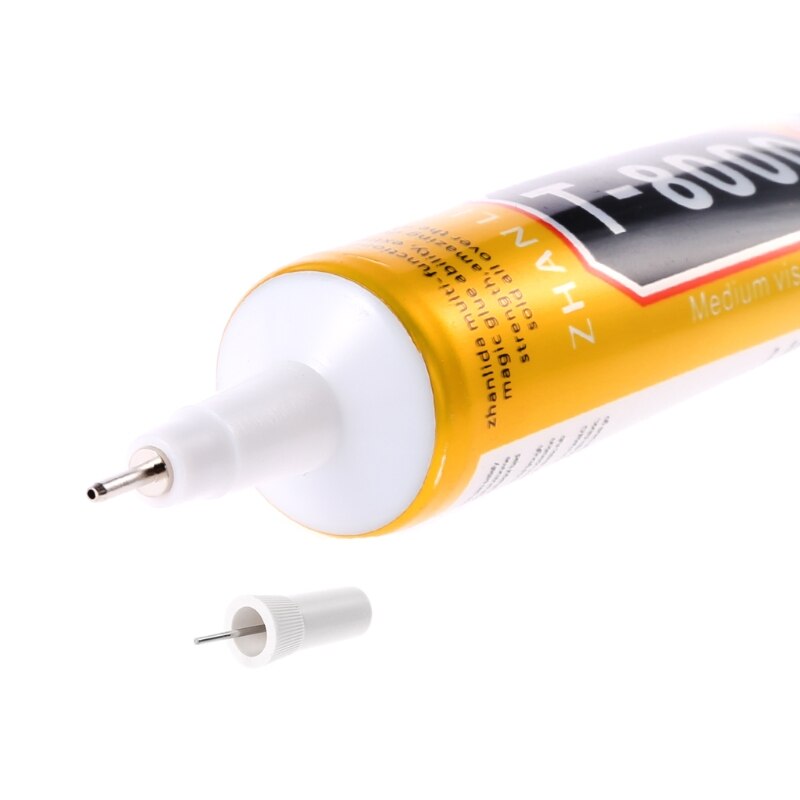 Pegamento adhesivo multiusos T8000 para fijación de marco de panel LCD, pantalla táctil de vidrio, 15/50/110ml