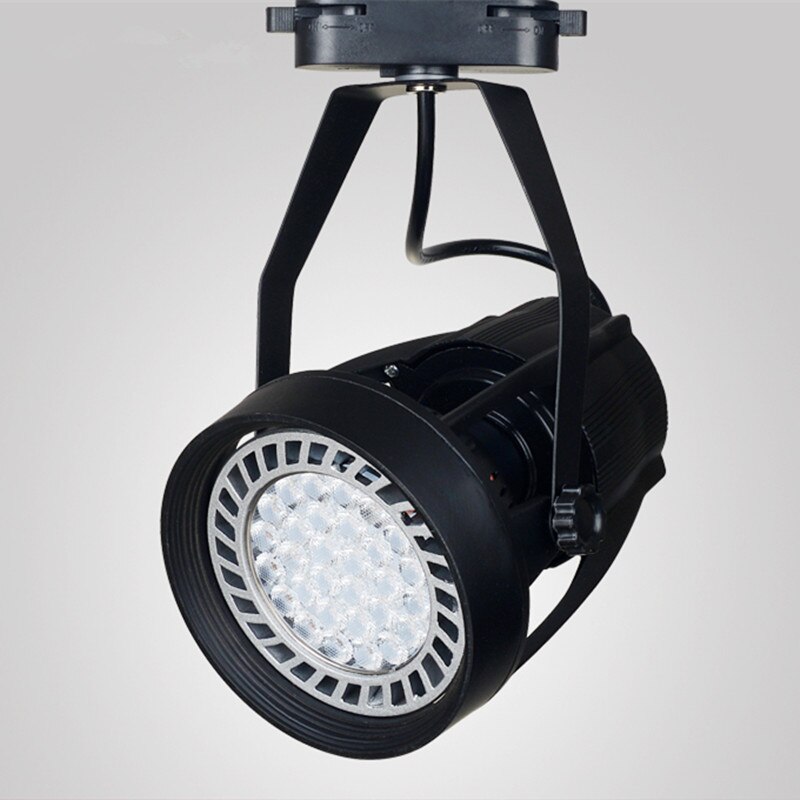 Led leuchtet track par30 strahler track led scheinwerfer leuchtet bekleidungsgeschäft hintergrund montierten schiene lichter 35 Watt