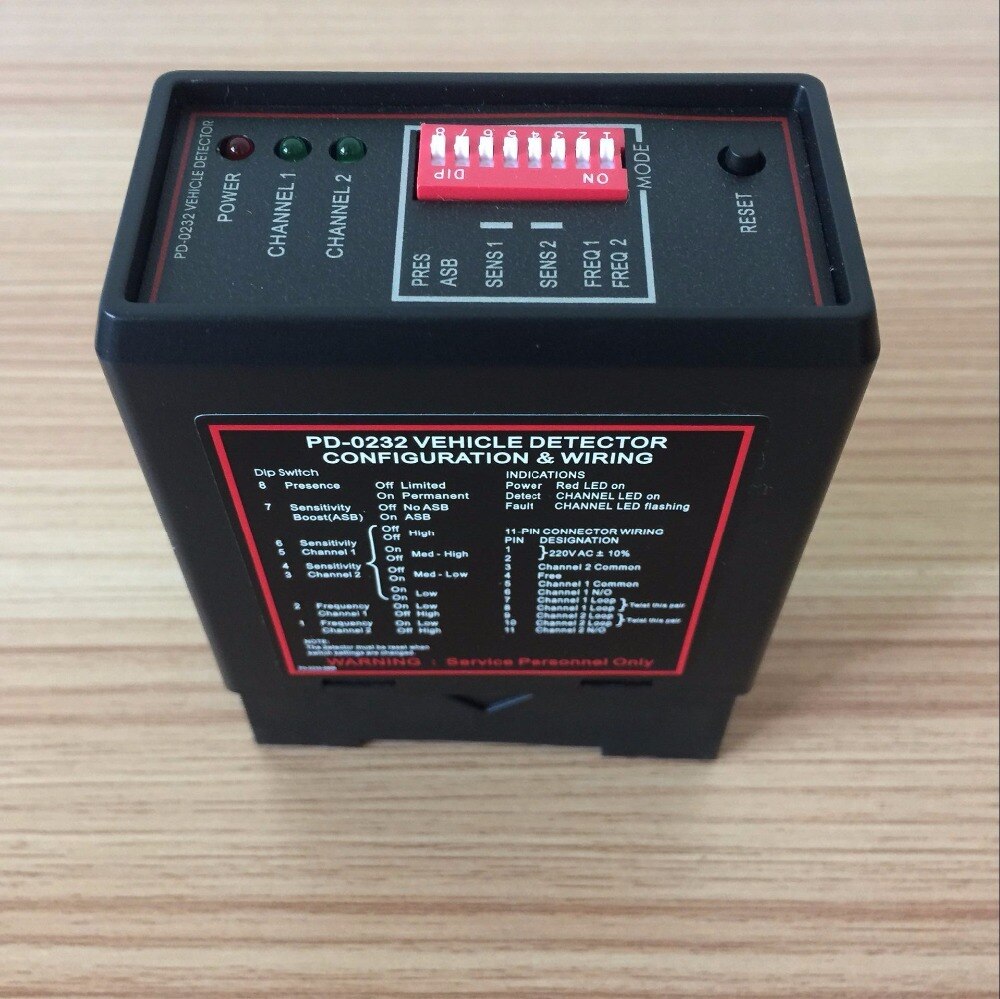 Gate vehicle access control dual two Channel Loop Detector/Inductive Loop Parking Detectors220v 110V 24V DC 12V Dc