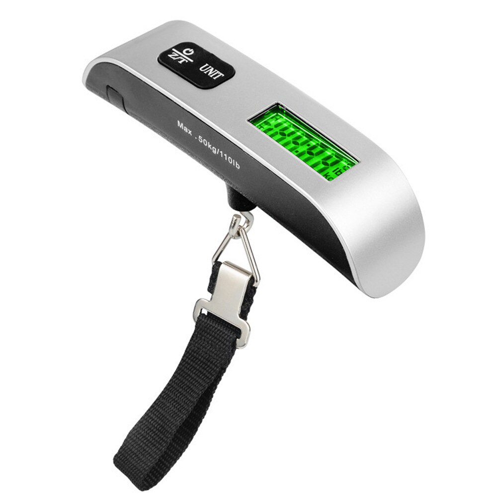 50kg/10g Portable Lcd Digital Hanging Luggage Scale Lcd Display Digital Electronic Luggage Suitcase Travel Bag Weight for Home
