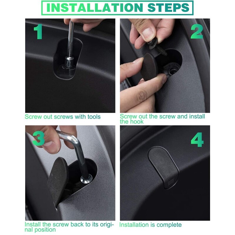 Auto Frunk Haken Clip Bolt Covers Front Trunk Bag Cargo Haken Cover Voor Tesla Model 3