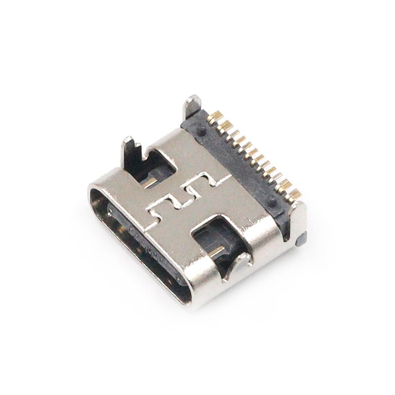 10pz SMT USB 3.1 Tipo-C 16spillo connettore femmina per Il Telefono mobile di Ricarica porta di Ricarica Presa di Traino piedi spina