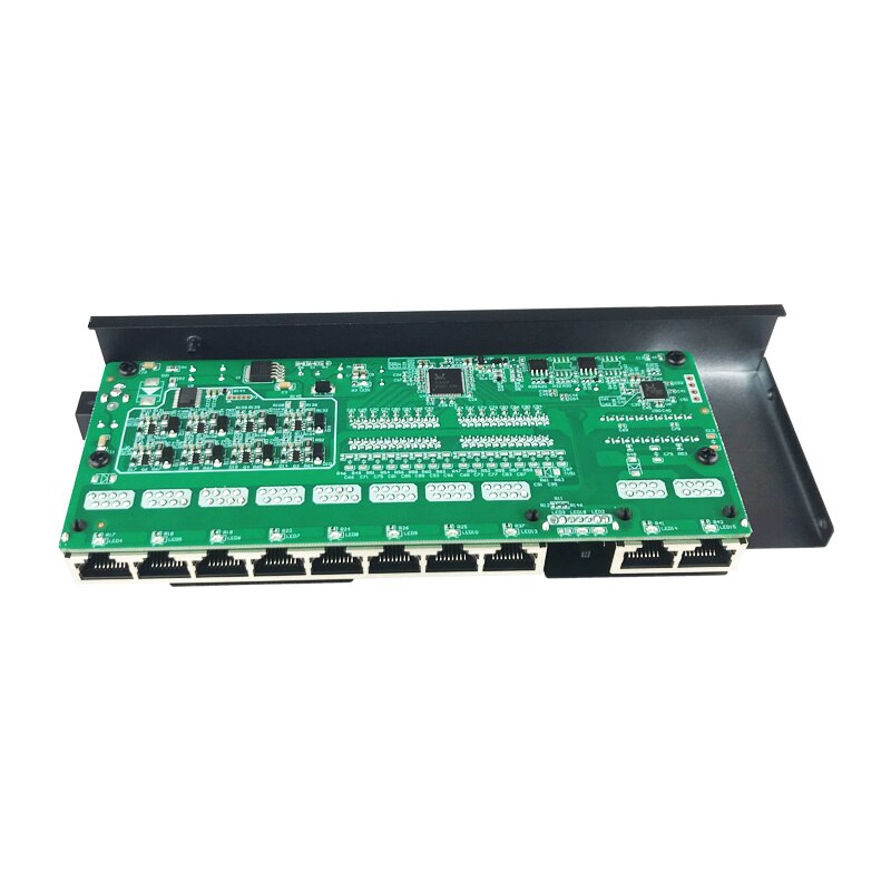 8CH Port POE 120W Ethernet Switch IEEE802.3 at/af 10 Port 8+2 POE Injector Power Over Ethernet Switch