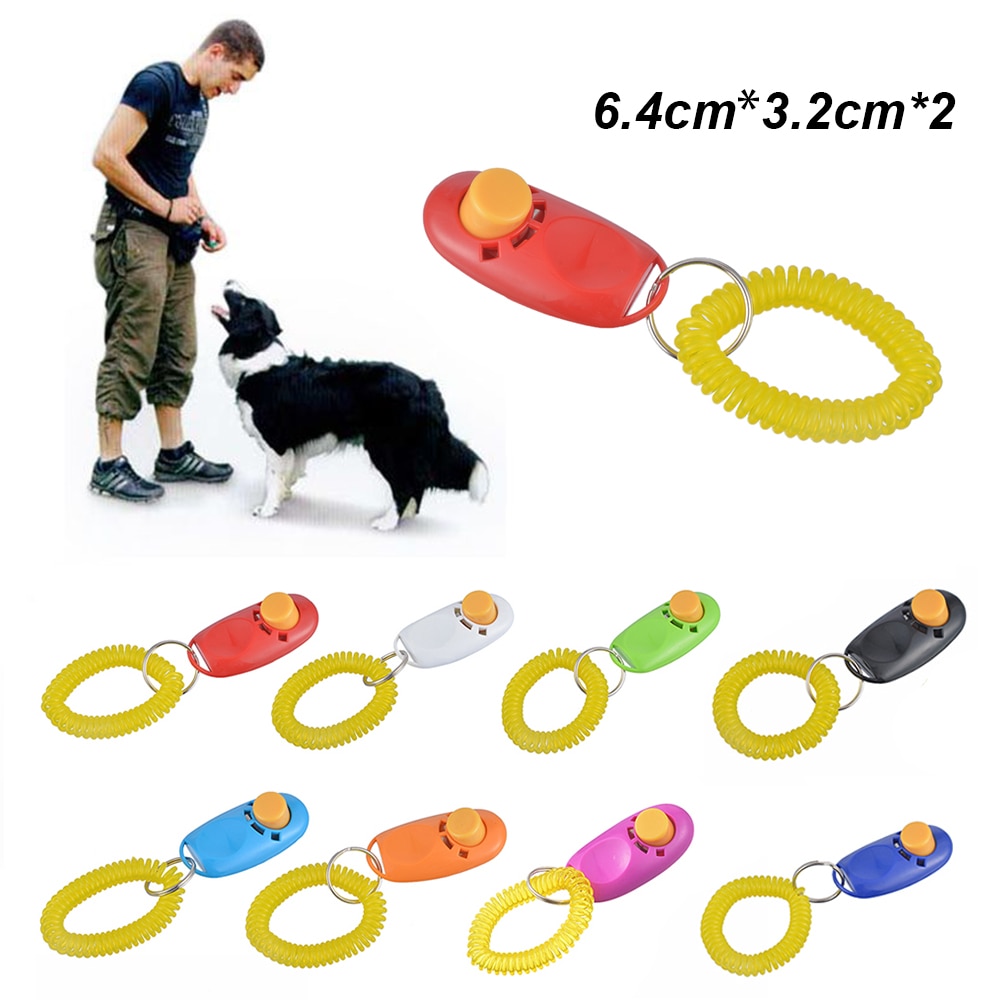 Hotuniversal ekstern bærbar dyrehund knappeklikk lydtrener kjæledyrtreningsverktøy kontroll armbåndsutstyr