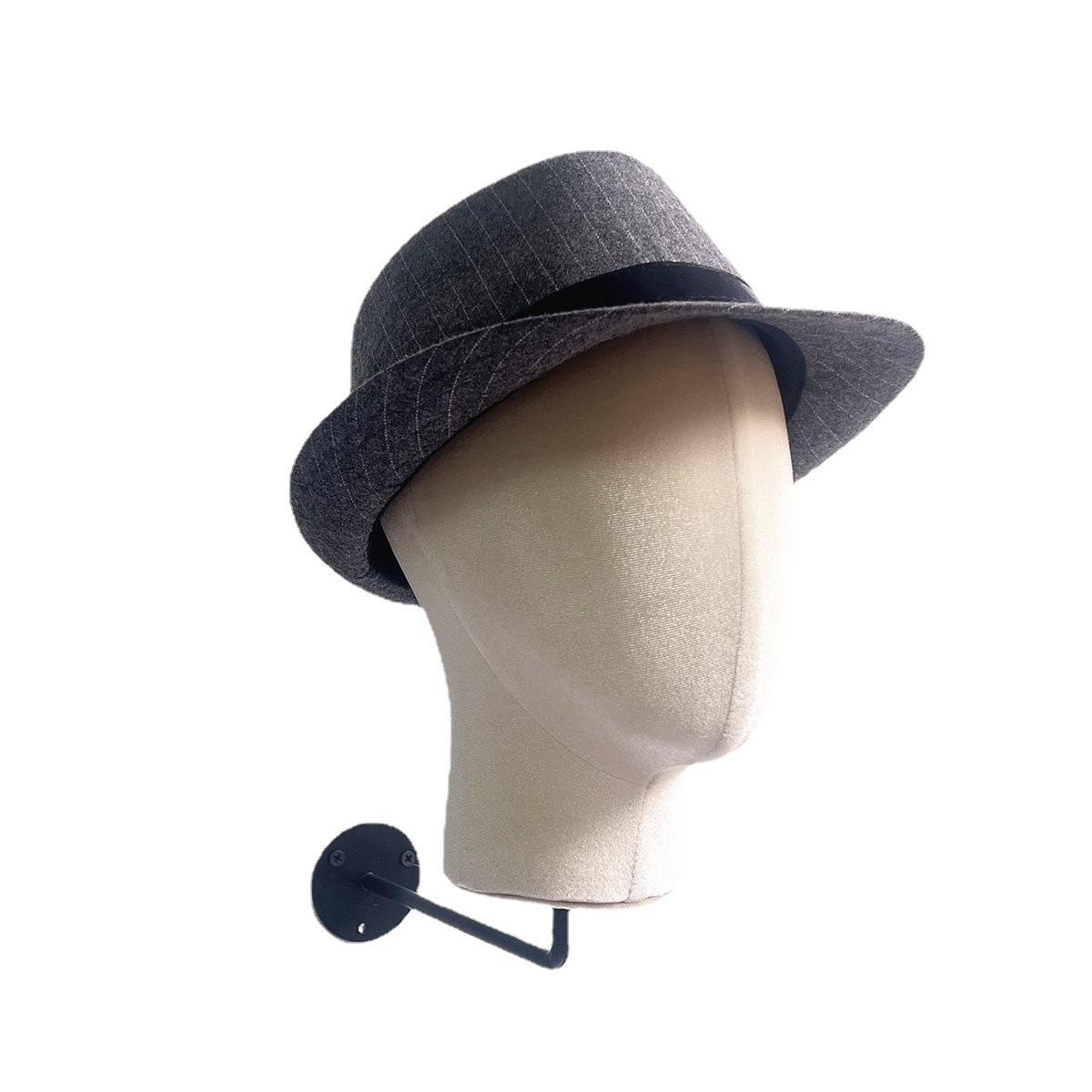 1 Stuk Stof Cover Muur Opknoping Model Mannequin Hoofd Voor Pruiken En Hoed Display