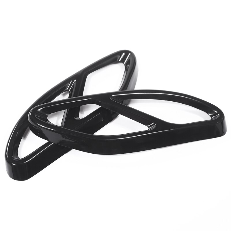 para Mercedes Benz GLC A B C EClass W205 Coupe W213 W176 W246 -17, accesorio de coche, AMG, cubierta de escape, embellecedor de acero 304 (