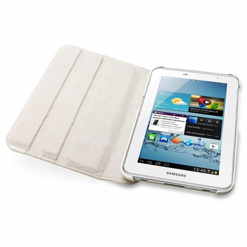 For Samsung Galaxy Tab 2 7.0 Case 360 Rotation Flip PU Stand Case Cover for Samsung Galaxy Tab2 7.0 P3100 P3113 Tablet Funda