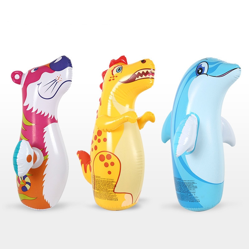 3D Aufblasbare Dinasour Spielzeug für freundlicher Jungen bop Tasche/Stanzen Tasche Interaktive Großen Becher Spielzeug Kind