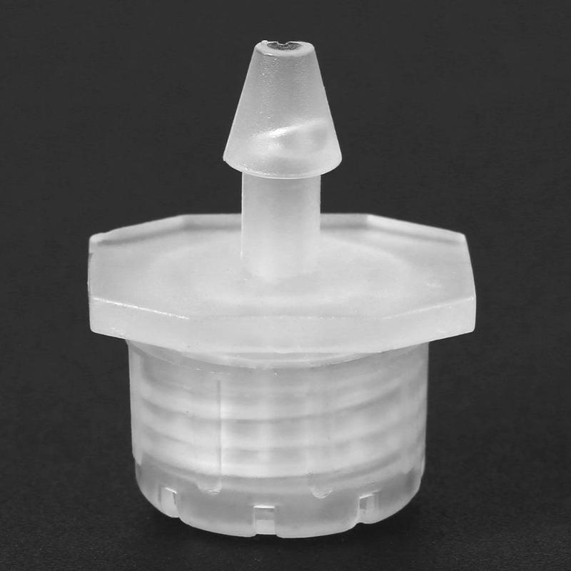 50Pcs/lot Adjustable Dripper Clear Micro Drip Irrigation Watering Drip Head Emitter Garden Supplies for 4/7mm Water Hose
