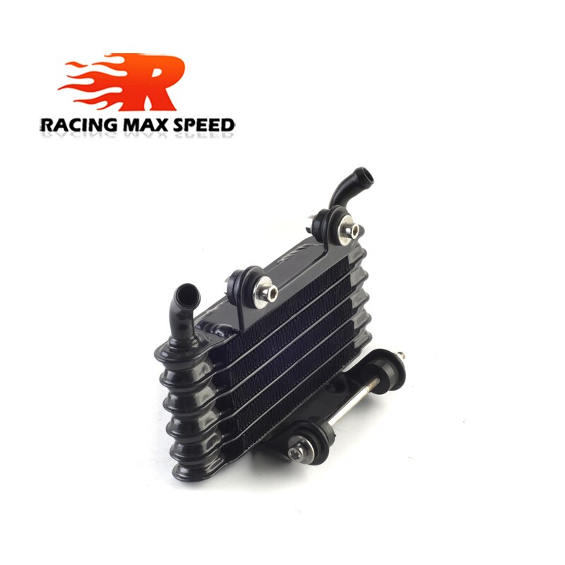 Universal Motorcycle oil cooler suit for Honda Yamaha 200mm black