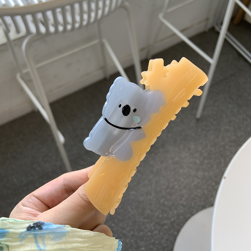 Pinza para el pelo de croissant para mujer y niña, pinza para el pelo Kawaii divertida, creativa y versátil, accesorios para el cabello para uso diario,: Lavanda