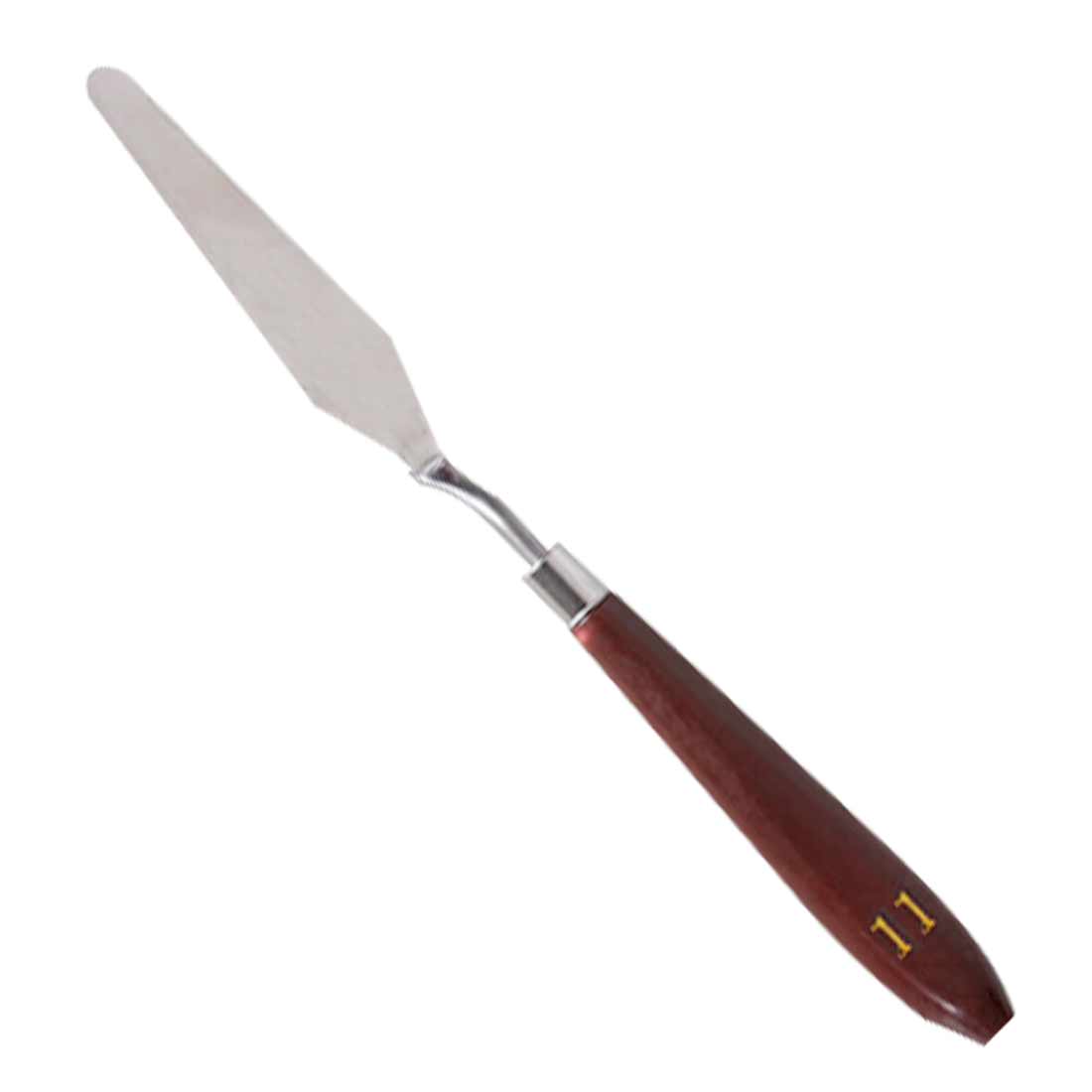 1 st rostfritt stål konstnär måla palett kniv spatel oljemålning färg konst hantverk metall spatel: Typ 11