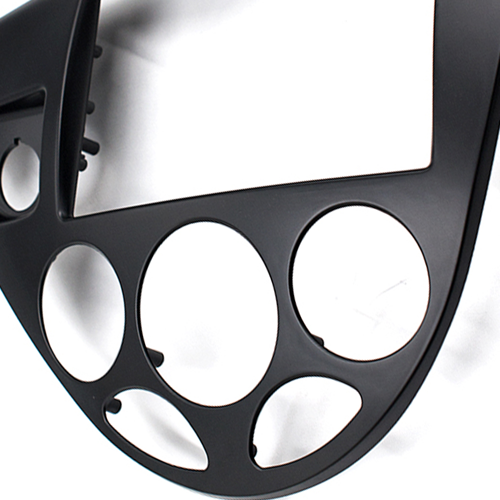Kit de réaménagement du côté conduite gauche de la voiture, panneau de cadre DVD, Radio Fascia Double Din pour Ford Fiesta 1995-2001 Focus 1998-2004