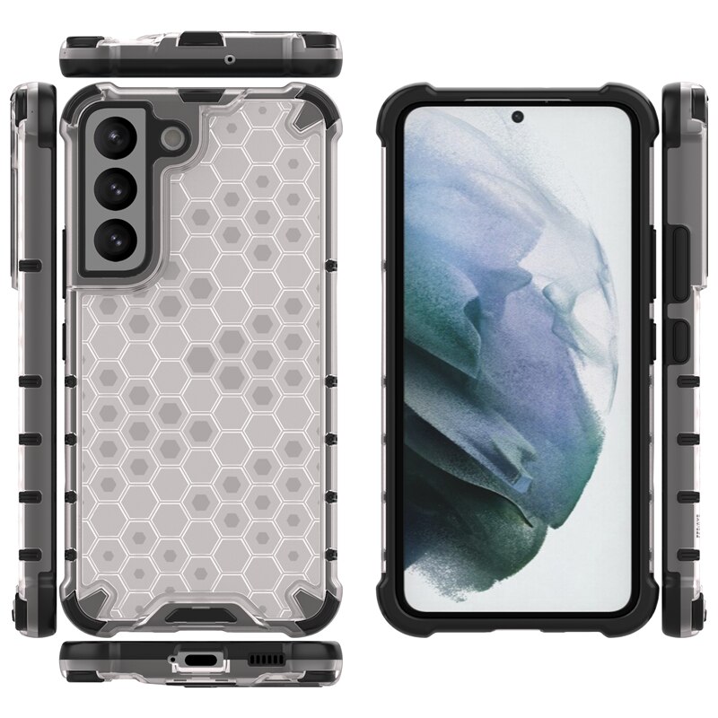 For Samsung Galaxy S22 Ultra 5G Case Shockproof Hybrid Armor Bumper Transparent Phone Case For Samsung S22 Ultra S22+ Back Cover