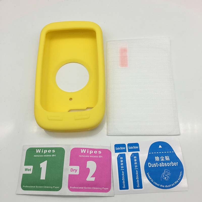 Garmin-funda protectora de silicona para ordenador de bicicleta Edge 1000, Protector de pantalla templado, barato, para Garmin Edge 1000: yellow