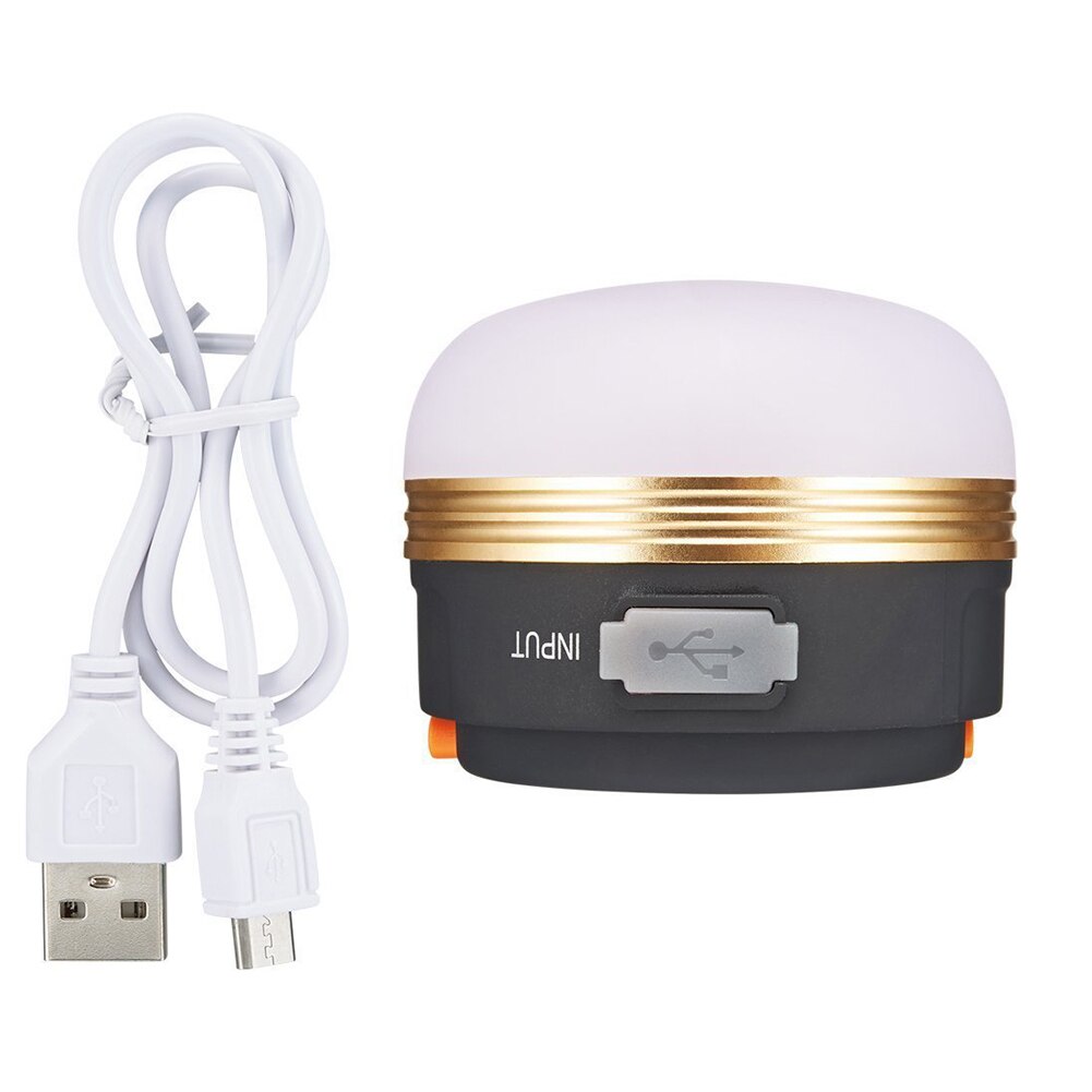 Mini bärbara campinglampor 3w led campinglyktor tält lampa utomhus vandring natthängande lampa usb uppladdningsbar nattlampa