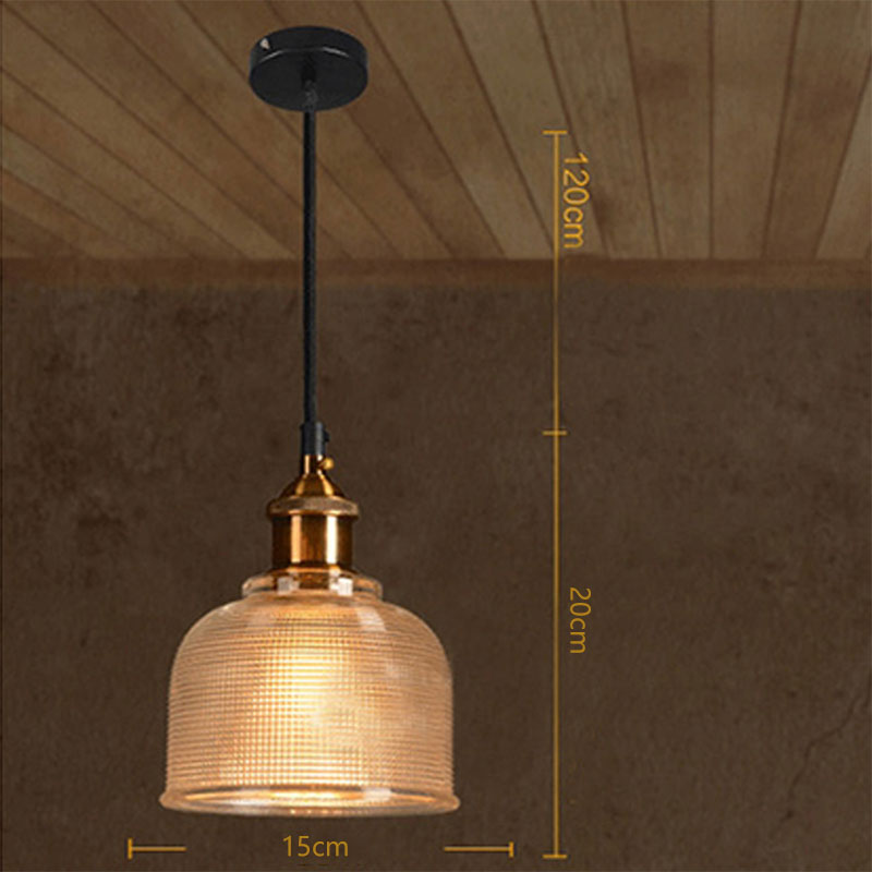 Glas Hanglamp Nordic Hanglamp Moderne hanglamp messing Creatieve minimalistische E27 Transparante Lampenkap Voor Restaurant