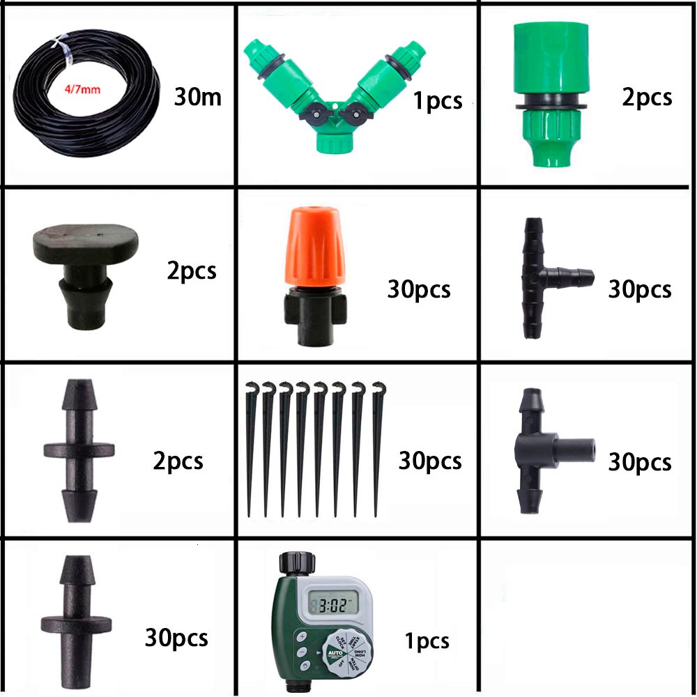 DIY Garten Mikro Tropfen Bewässerung Bewässerung System Garten Bewässerung Bewässerung Bausatz Topfpflanze Bewässerung System Wasser Brunnen: Freier Raum