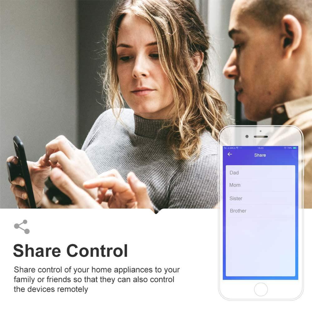 Timer Voice Control Wifi Smart Switch Remote IOS Android APP Led Lamp Wireless Timer Light Switch Intelligent Universal DIY 10A