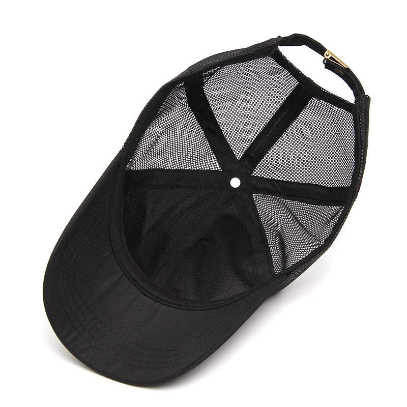 Big Head Man Plus Size Baseball Cap Men Summer Thin Fabric Mesh Sun Hat Male Snapback Hats M 55-59cm L 60-64cm