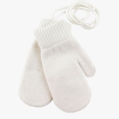 Kinderwinter dikke gebreide kasjmier dubbele lagen warme handschoenen voor kinderen schattige handschoenen met lange vingers wanten