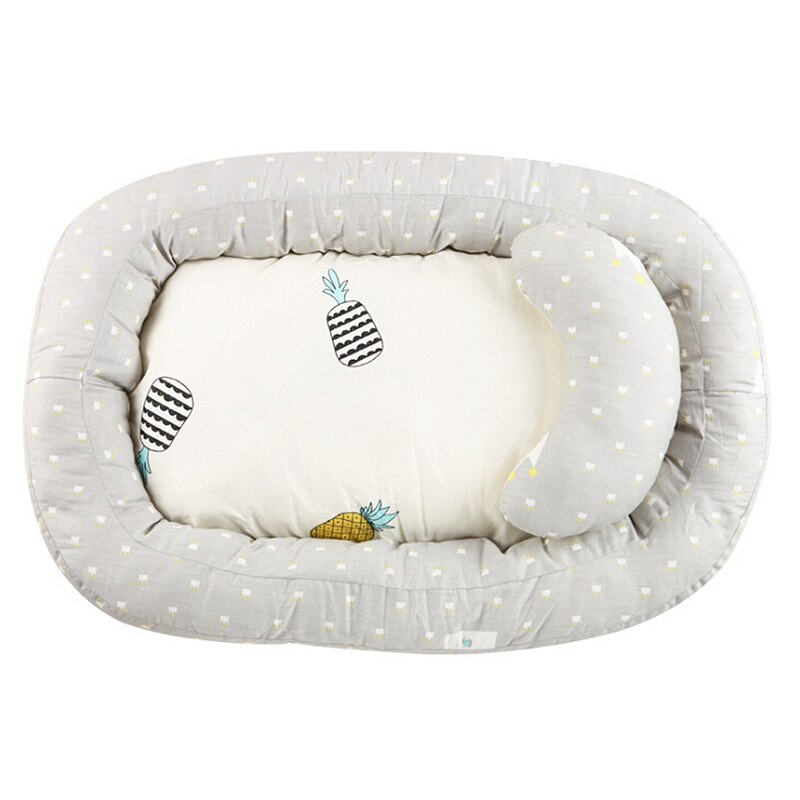 Baby foldbar seng baby åndbar liggestol sove seng bomuld bærbar krybbe til soveværelse baby bionic seng