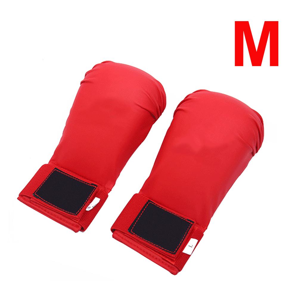 Hög karate handskar boxning handskydd fri kamp sanda träning skyddande för vuxenutrustning: Gul