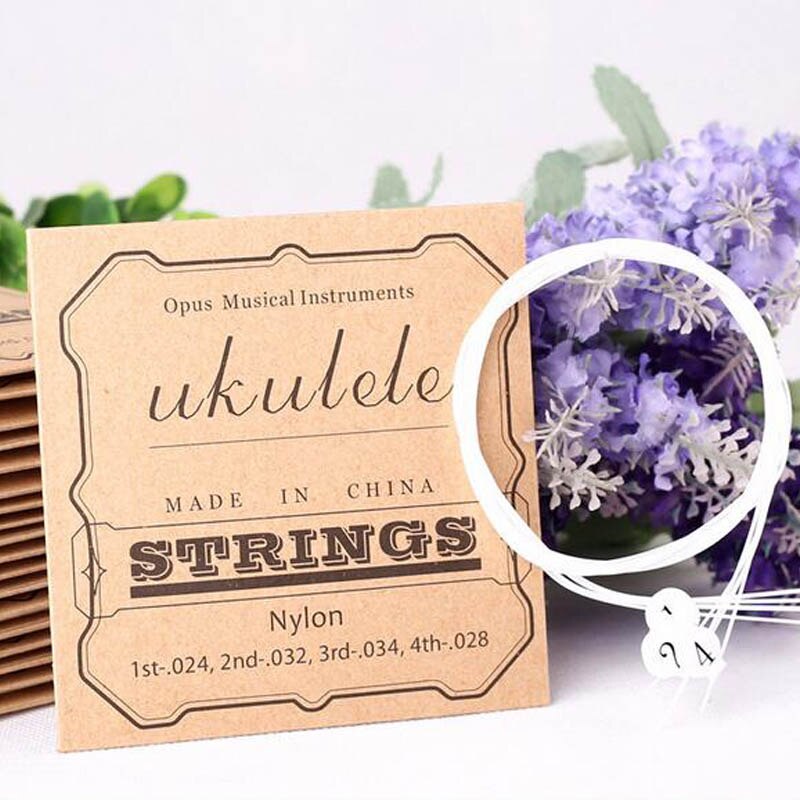 4 kpl/setti ukulele-kielet varaosa 21 tuuman 23 tuuman 26 tuuman kielisoittimen ukulele nailonkielille