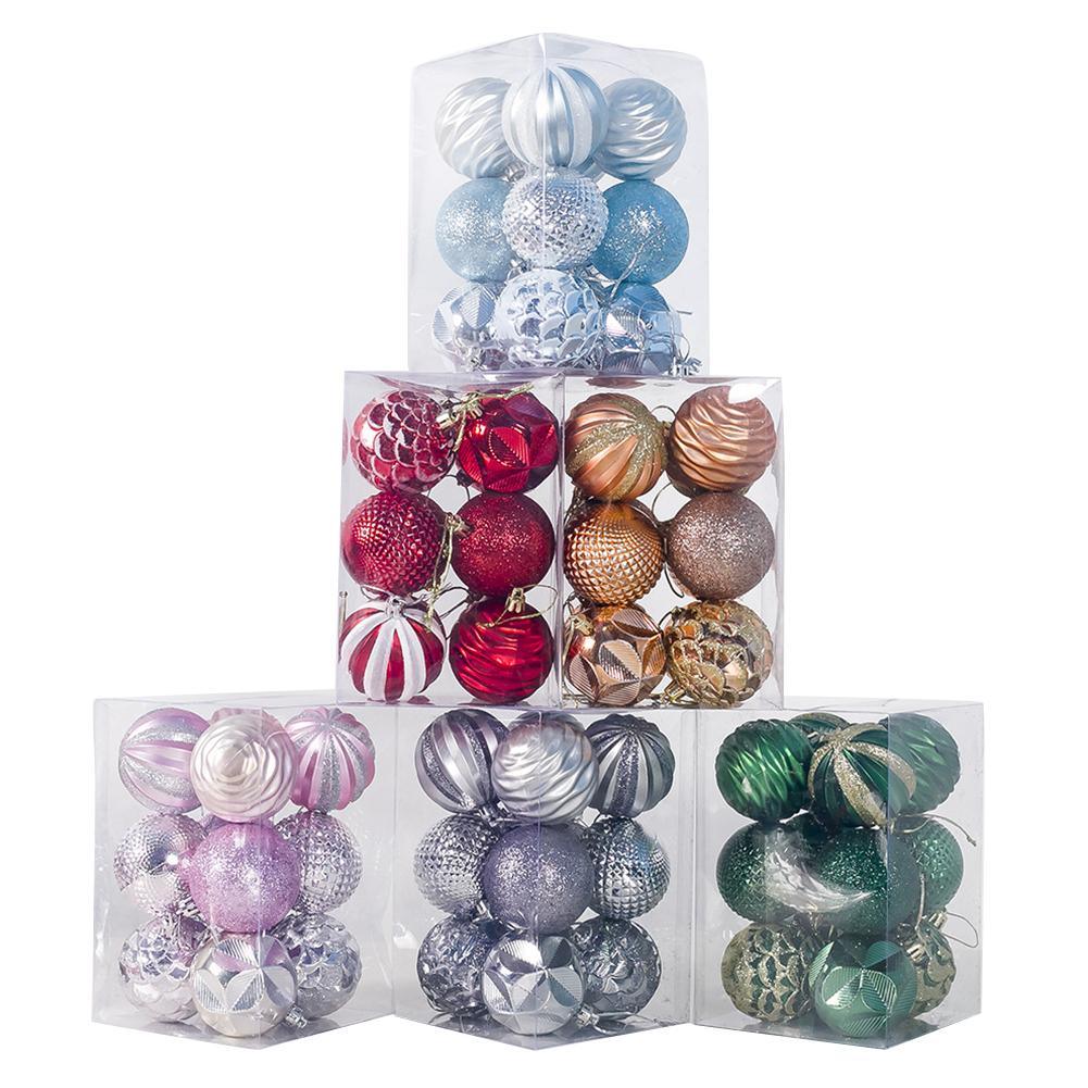 Kerstbal ornamenten onbreekbare kerstboomversiering bal voor bruiloftsfeestdecoratie