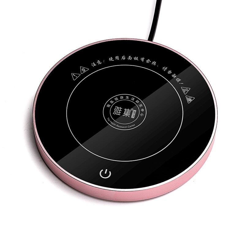 Mini Electric Magnetic Induction Cooker Wire control Embedded Hotpot Hob Burner Waterproof pot Tea Boiler Stove Cooktop: Pink / EU