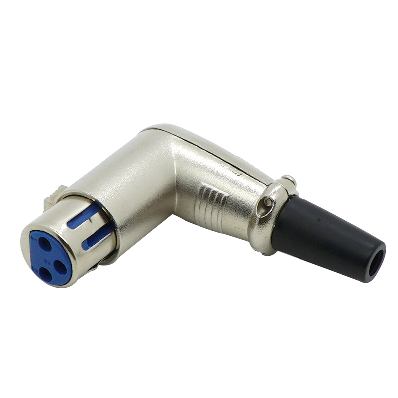 Audio Jack 3 Pin XLR Adapter Connector to 3.5 mm Male Female 6.35 mm To XLR Plug Audio Converter Microphone Adaptors: Blue