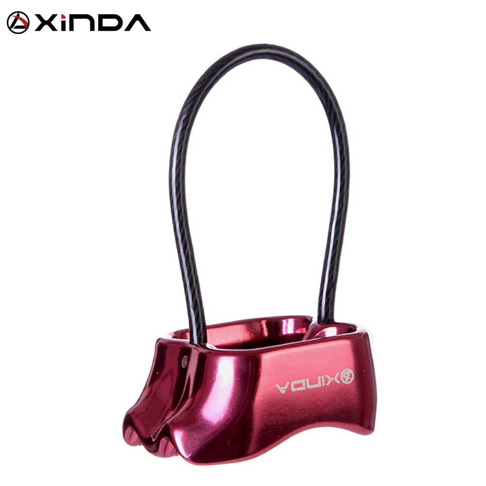 XINDA 25KN Rappel ATC Belay Device Aluminum Descender Outdoor Camping & Hiking Rock Climb Equipment XD-8603
